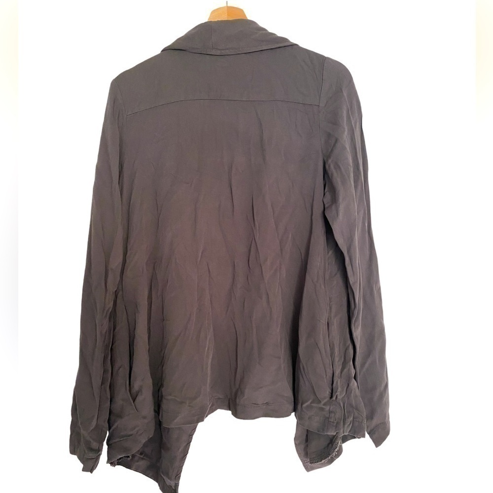 SILENCE + NOISE RAYON OPEN FRONT JACKET WITH POCKETS SIZE M - Picture 4 of 4